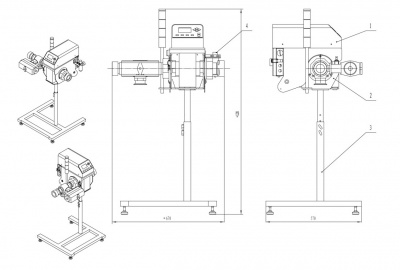 Металлодетектор трубный для жидких продуктов METALLAR IMD-I-L80 - внешний вид оборудования
